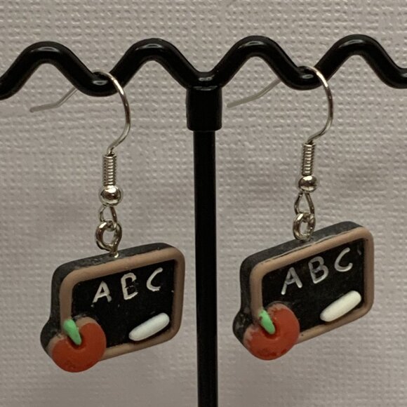 Teacher Earring, Educator Earring, Teacher Appreciation Gift, ABC Earring - Picture 2 of 5